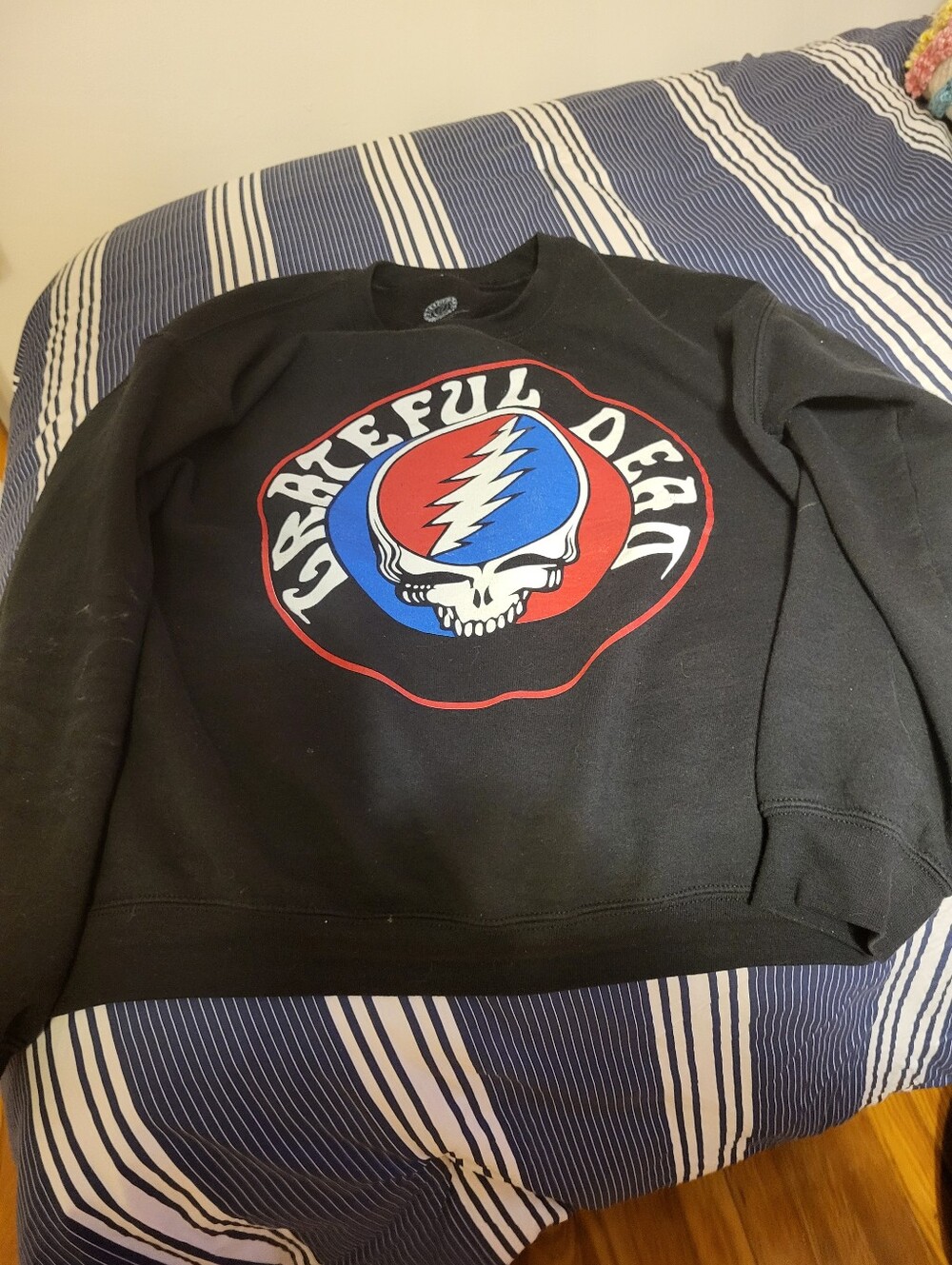 Grateful Dead Men's Large Sweatshirt Black Life Clothing Co. Pullover